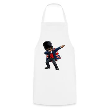 Dabbing Brite - Kochschürze - Weiß - Vorne - AI Model Male 185 dark (185cm)
