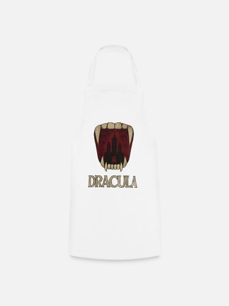 Dracula Schloss Gebiss - Kochschürze - Weiß