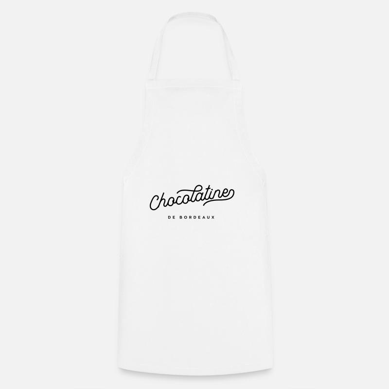 La chocolatine de Bordeaux - Cooking Apron - white