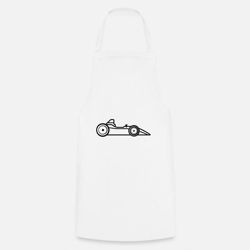 F1 Race Car - Cooking Apron - white