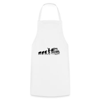 Evolution Ambulance Driver EMS Paramedic Drivers P - Cooking Apron - white - Front - AI Model Male 185 dark (185cm)
