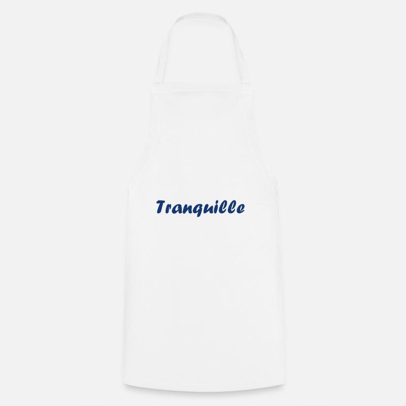 Tranquille - Tablier de cuisine - blanc