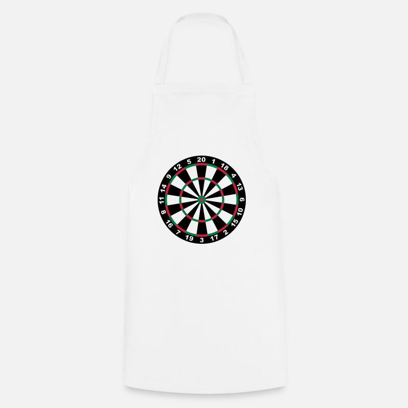 Target for darts - Cooking Apron - white