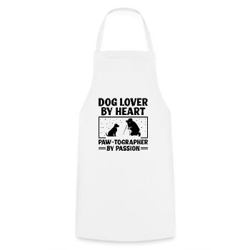 Dog Lover Photography Loves Dog Photographer Dogs - Cooking Apron - white - Front - AI Model Male 185 dark (185cm)