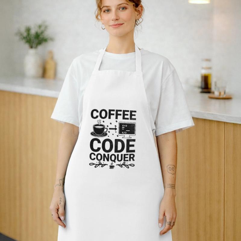 Café Codage Programmeur Codeur Développeur Nerd Coff Tablier de cuisine
