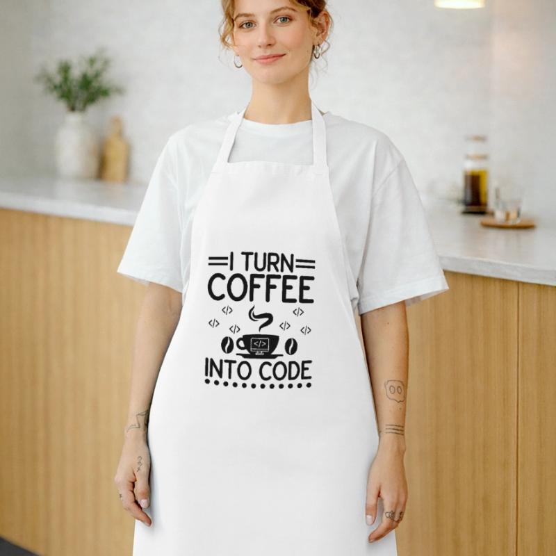Café Codage Programmeur Codeur Développeur Nerd Coff Tablier de cuisine