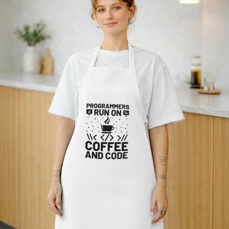 Café Codage Programmeur Codeur Développeur Nerd Coff Tablier de cuisine