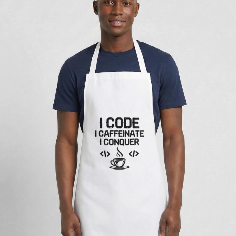 Café Codage Programmeur Codeur Développeur Nerd Coff Tablier de cuisine