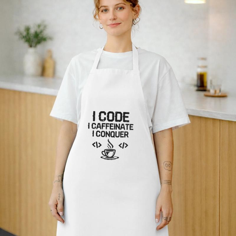 Café Codage Programmeur Codeur Développeur Nerd Coff Tablier de cuisine