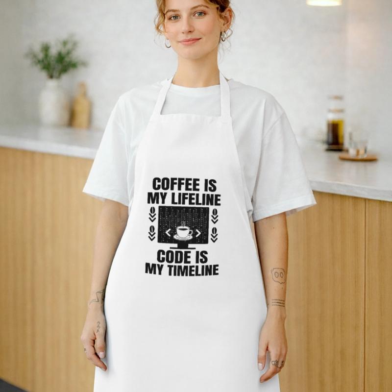 Café Codage Programmeur Codeur Développeur Nerd Coff Tablier de cuisine