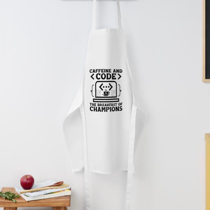 Café Codage Programmeur Codeur Développeur Nerd Coff Tablier de cuisine