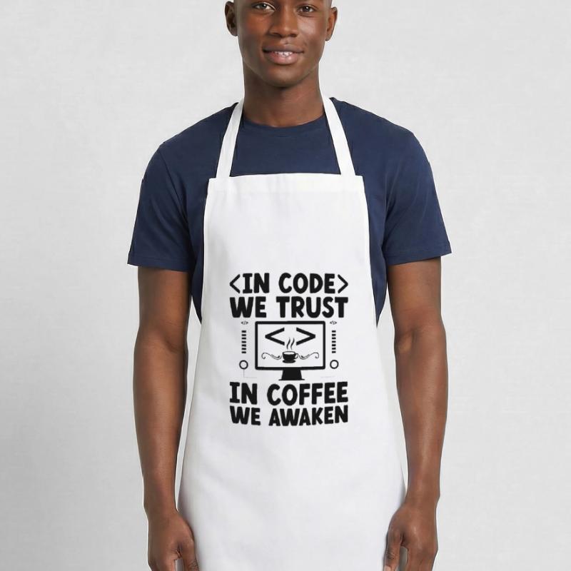 Café Codage Programmeur Codeur Développeur Nerd Coff Tablier de cuisine