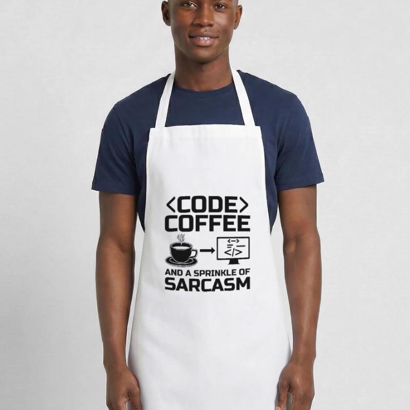 Café Codage Programmeur Codeur Développeur Nerd Coff Tablier de cuisine