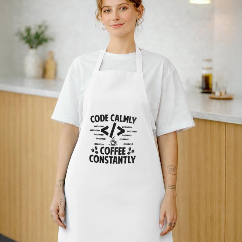 Café Codage Programmeur Codeur Développeur Nerd Coff Tablier de cuisine