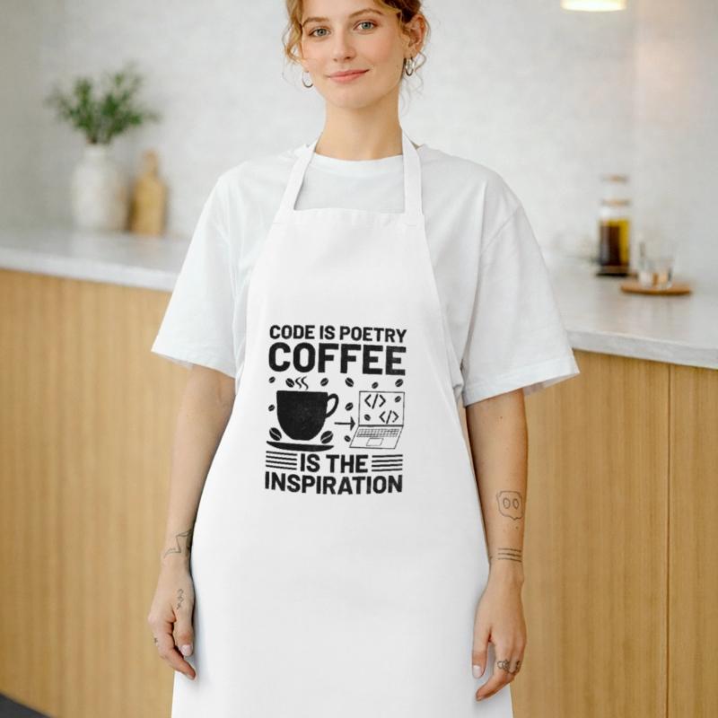 Café Codage Programmeur Codeur Développeur Nerd Coff Tablier de cuisine