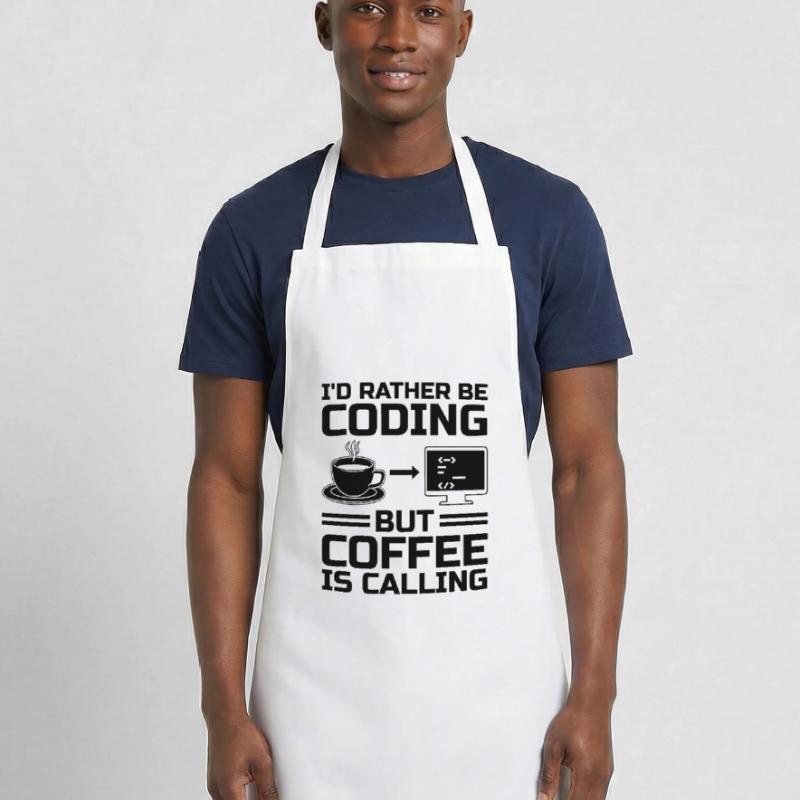 Café Codage Programmeur Codeur Développeur Nerd Coff Tablier de cuisine