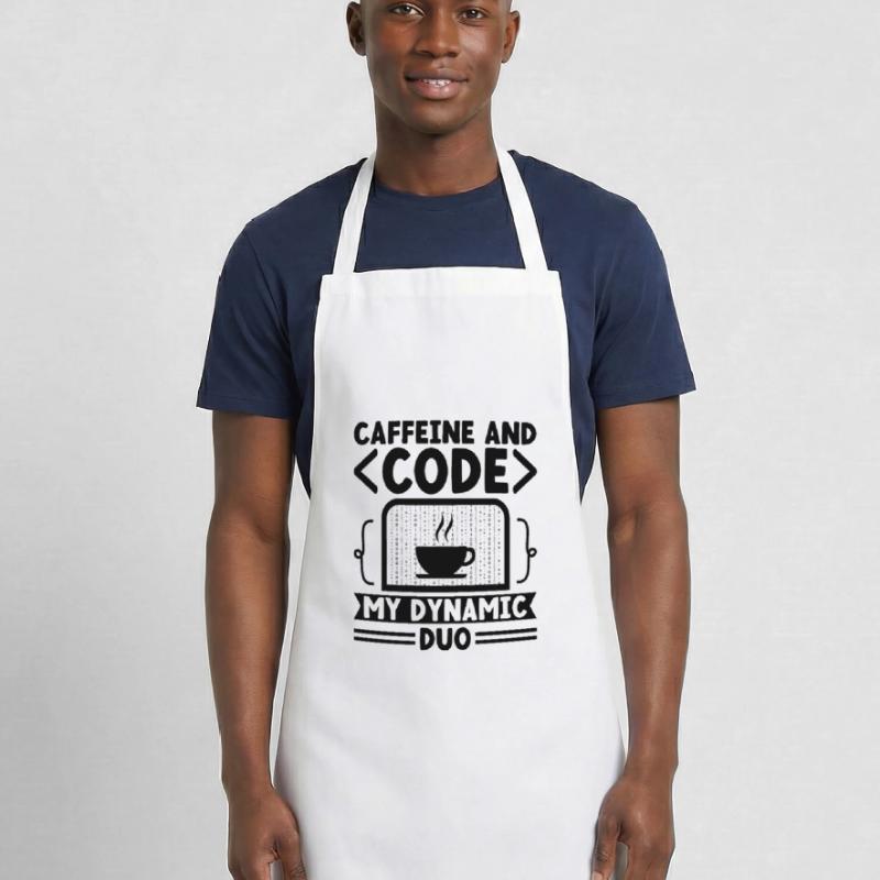 Café Codage Programmeur Codeur Développeur Nerd Coff Tablier de cuisine