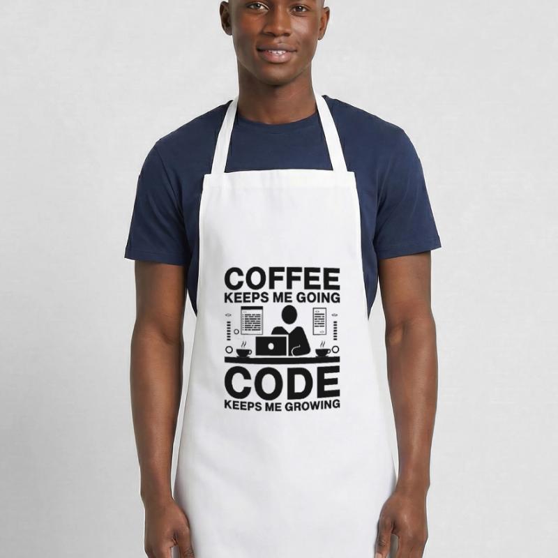 Café Codage Programmeur Codeur Développeur Nerd Coff Tablier de cuisine
