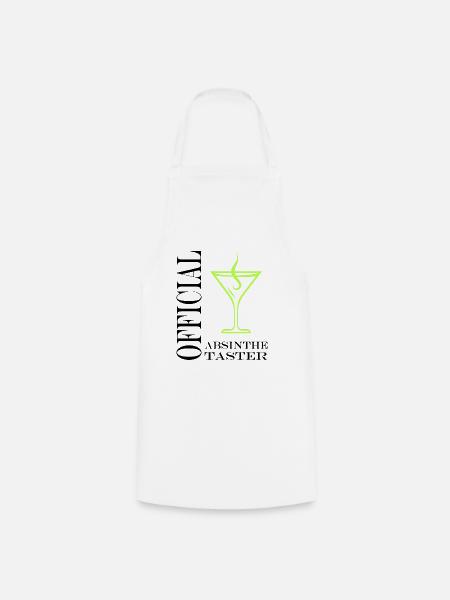 Offizielle Absinth-Verkostung - Kochschürze - Weiß