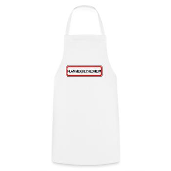 Flammekuechesheim - Tablier de cuisine - blanc - Devant - AI Model Male 185 dark (185cm)