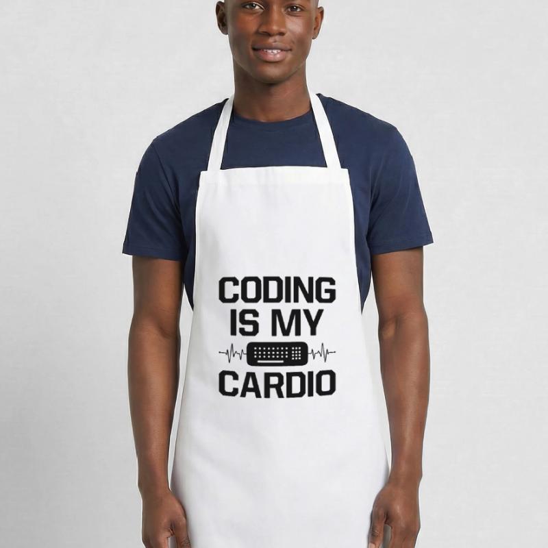 Coding Is My Cardio Programming Coder Computer Gee Kochschürze