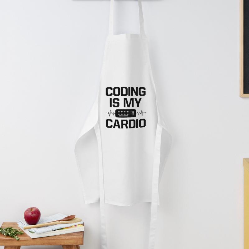 Coding Is My Cardio Programming Coder Computer Gee Kochschürze