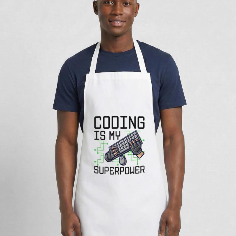 Coding Is My Superpower Programming Coder Computer Kochschürze