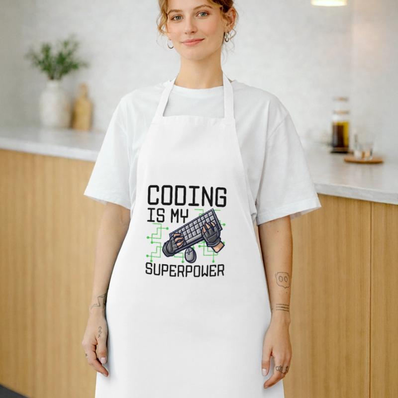 Coding Is My Superpower Programming Coder Computer Kochschürze