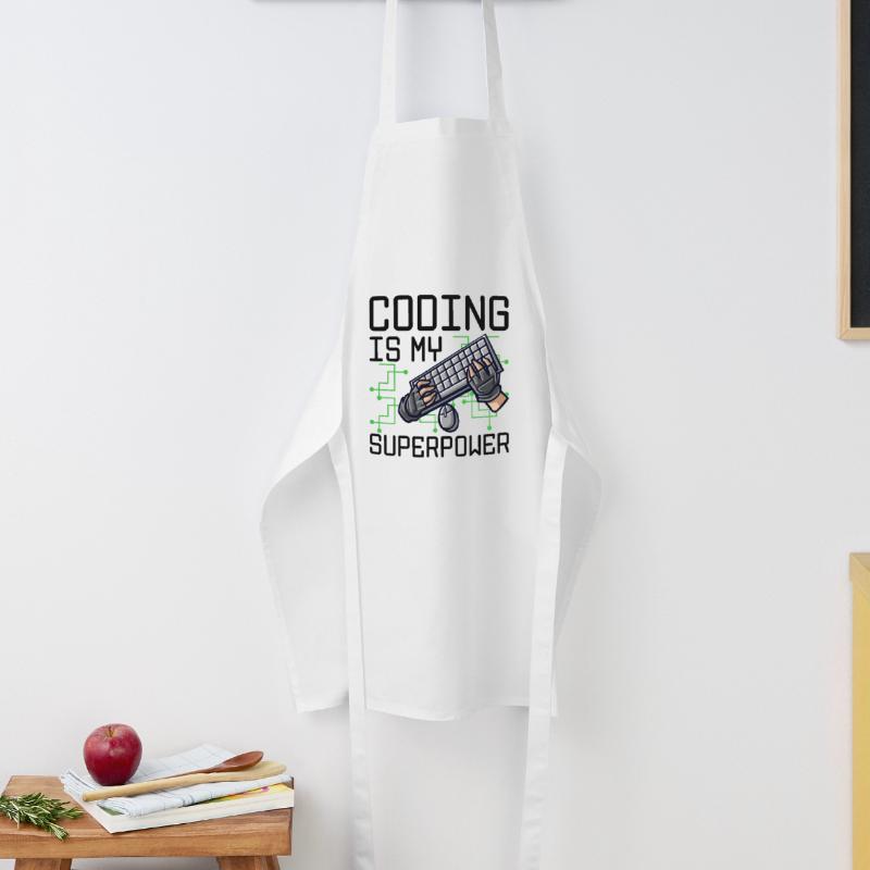 Coding Is My Superpower Programming Coder Computer Kochschürze
