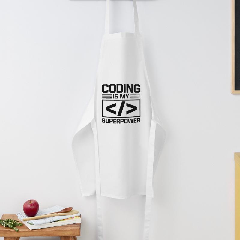 Coding Is My Superpower Programming Coder Computer Kochschürze