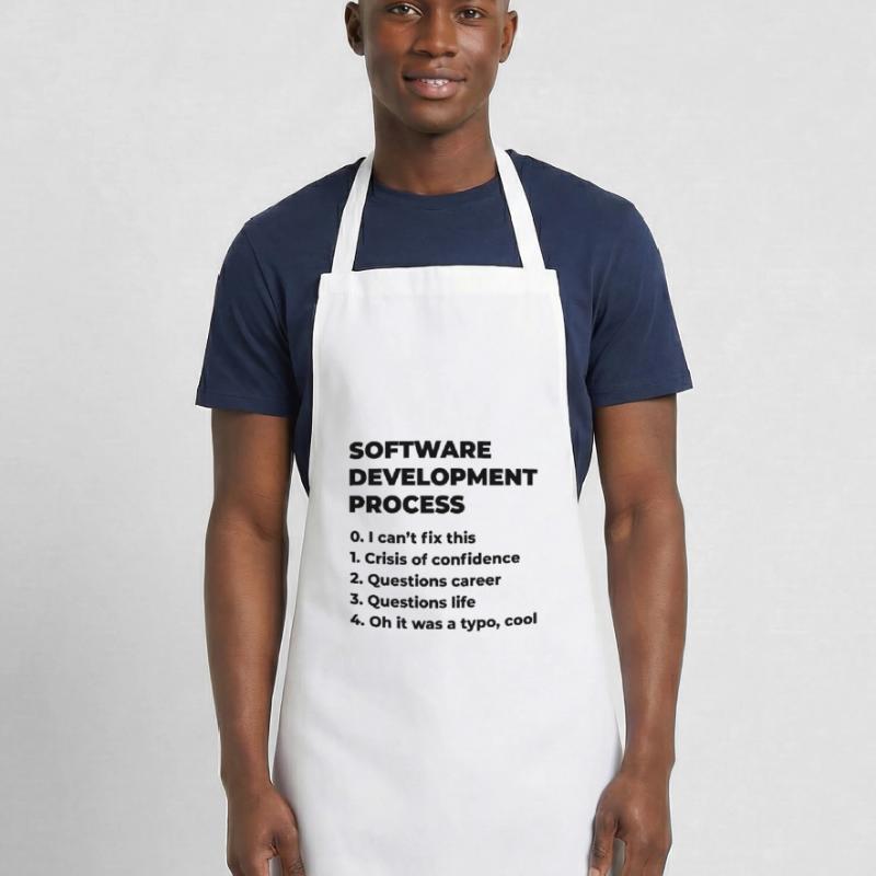 Software Development Process Programmer Coder Nerd Kochschürze