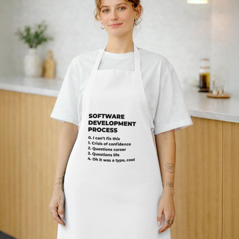 Software Development Process Programmer Coder Nerd Kochschürze