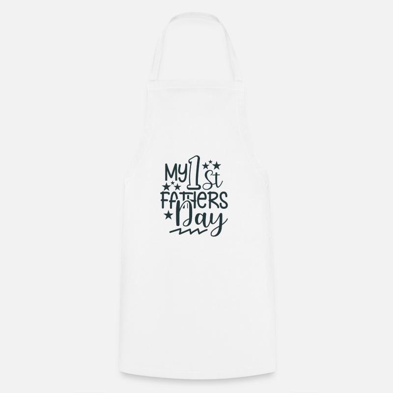 MY 1st FATHERS Day - Cooking Apron - white