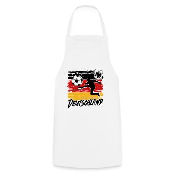 Fußball Deutschland Fussball Fan - Kochschürze - Weiß - Vorne - AI Model Male 185 dark (185cm)