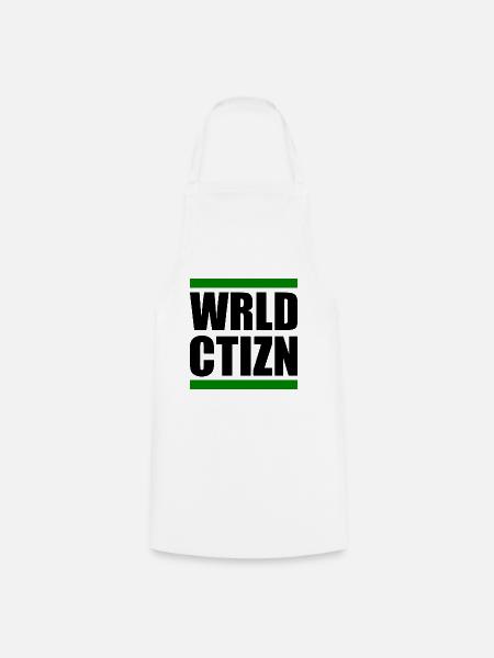 world citizen - Kochschürze - Weiß