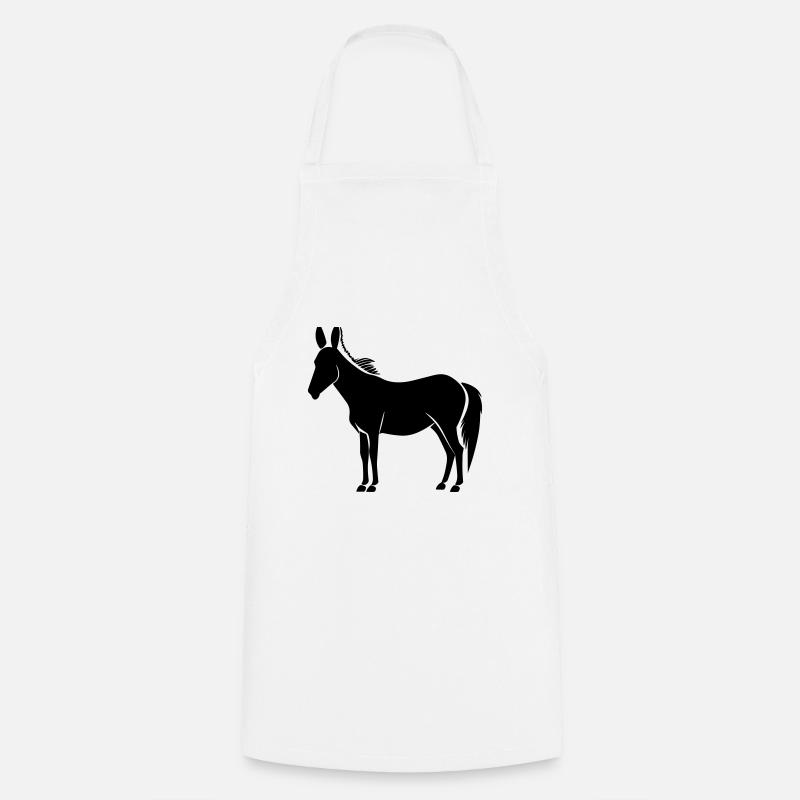 donkey - Cooking Apron - white