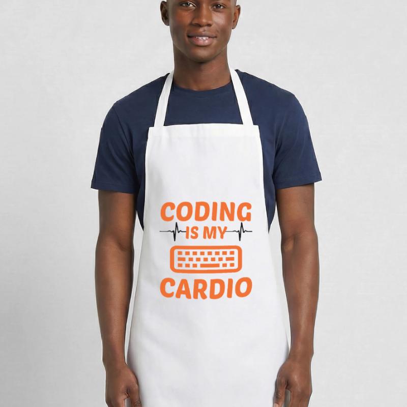 Coding Is My Cardio Programming Coder Computer Gee Kochschürze
