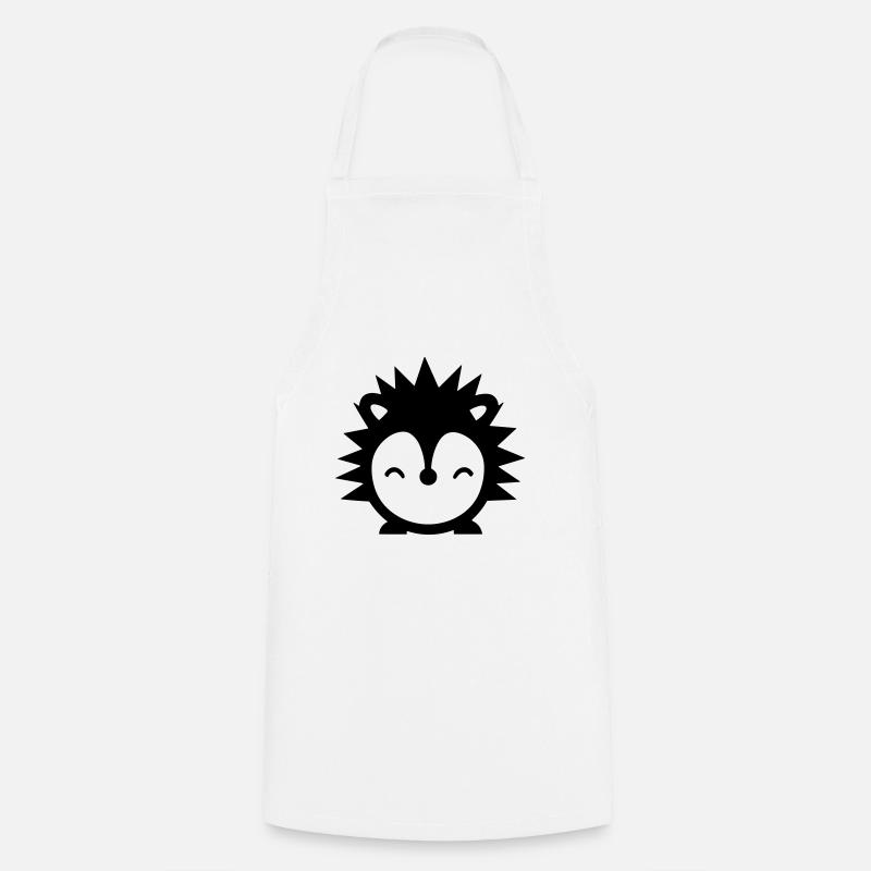 Hérisson - Tablier de cuisine - blanc
