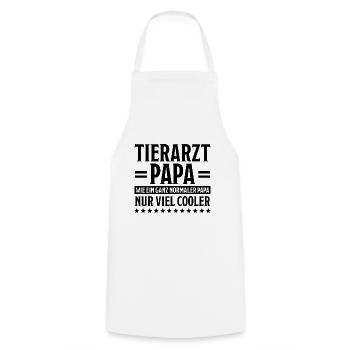 Tierarzt Lustige Spruch Beruf Tierarzt Geschenk - Kochschürze - Weiß - Vorne - AI Model Male 185 dark (185cm)