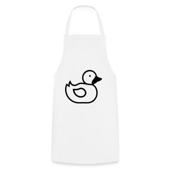 Canard - Tablier de cuisine - blanc - Devant - AI Model Male 185 dark (185cm)
