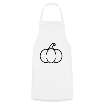 pumpkin - Cooking Apron - white - Front - AI Model Male 185 dark (185cm)