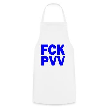 Fck pvv - Tablier de cuisine - blanc - Devant - AI Model Male 185 dark (185cm)