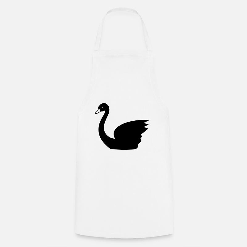 Cygne - Tablier de cuisine - blanc