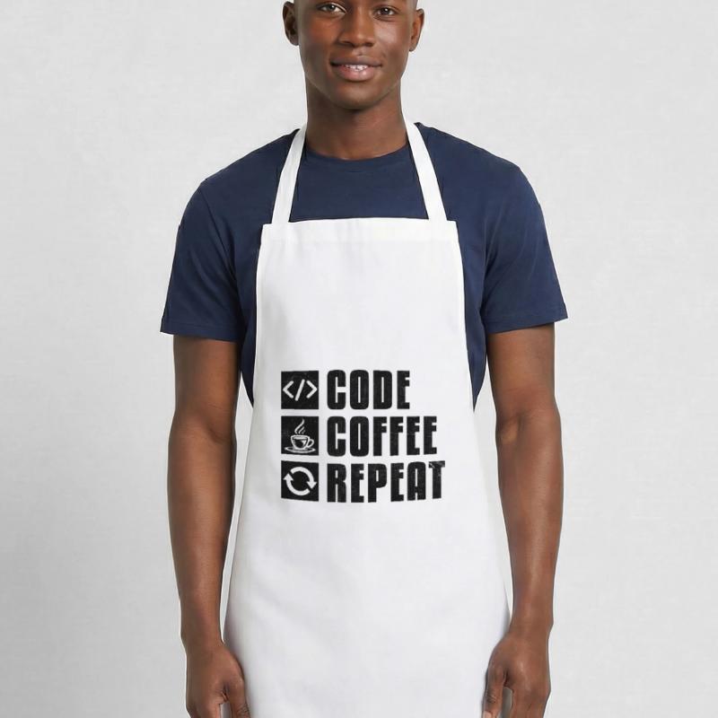 Café Codage Programmeur Codeur Développeur Nerd Coff Tablier de cuisine