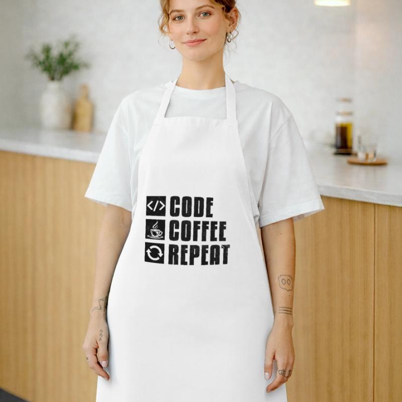 Café Codage Programmeur Codeur Développeur Nerd Coff Tablier de cuisine