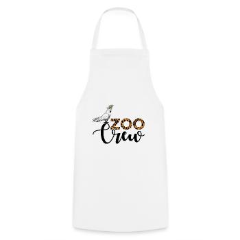 Crew Graphic Animal Keeper Zoo Keeper Animal Lover - Kochschürze - Weiß - Vorne - AI Model Male 185 dark (185cm)