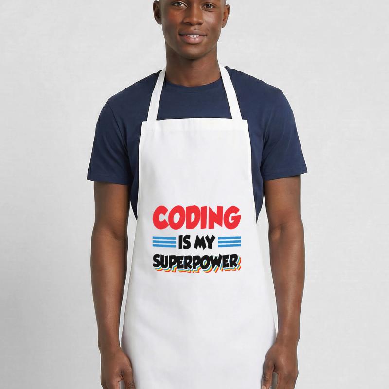 Coding Is My Superpower Programming Coder Computer Kochschürze
