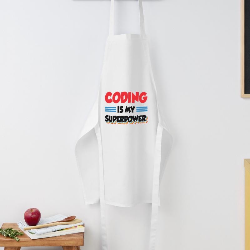Coding Is My Superpower Programming Coder Computer Kochschürze