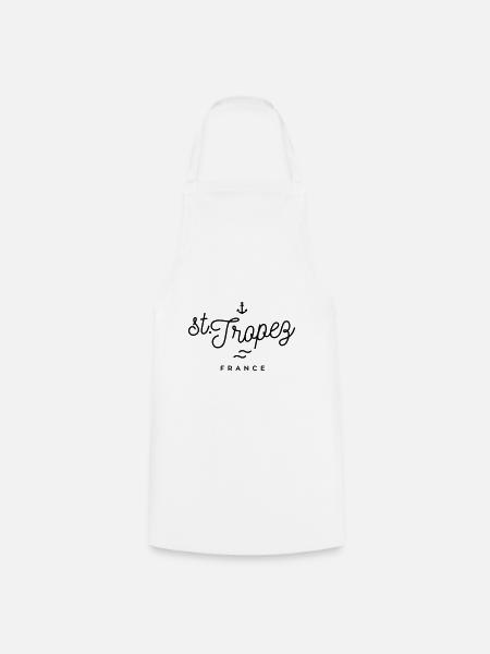 Saint-Tropez - France - Tablier de cuisine - blanc
