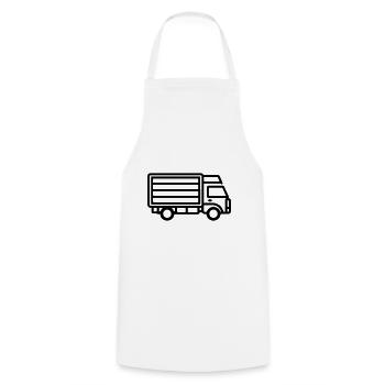 Camion - Tablier de cuisine - blanc - Devant - AI Model Male 185 dark (185cm)